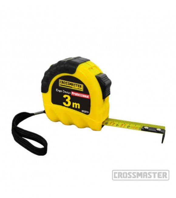CINTA METRICA CROSSMAN PROFES. 3 Mts.